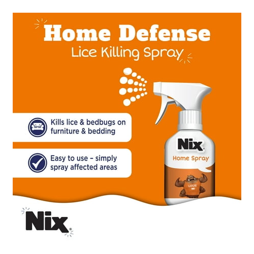Nix Ultra Lice Removal Kit, 3.4oz Lice Treatment Hair Solution & Comb + 5oz Home Bedbug Spray, 1 Kit