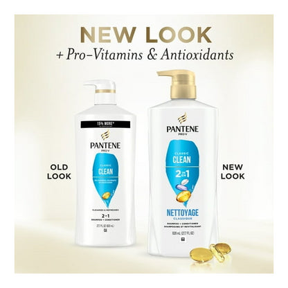 Pantene Pro-V Classic Clean 2in1 Shampoo and Conditioner, 27.7 oz