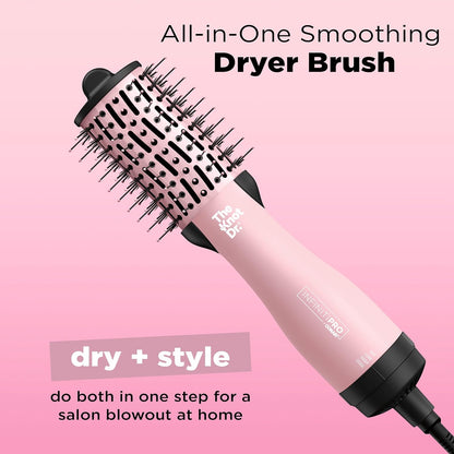 Infiniti Pro by Conair The Knot Dr All-in-One Compact Oval Hair Dryer Brush, Sapphire, 700 Watts