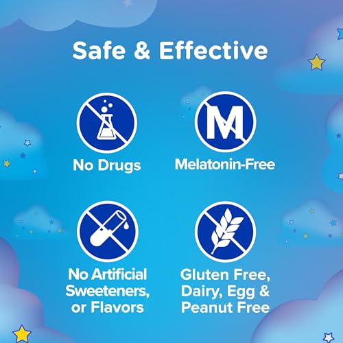 Zarbee's Gentle Bedtime Liquid for Kids - Melatonin-Free Blend of Natural Honey, Lemon, and Chamomile Helps Children Unwind and Relax to Prepare for Sleep, 4oz