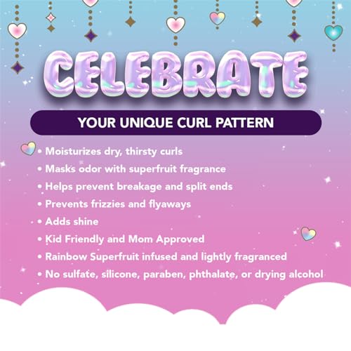 MAGICAL TRESSES by Afro Unicorn - Frizzie Free & Shine Curl Refresher - Redefining, Moisturizing, and Restoring Spray for All Textures, 8 fl oz