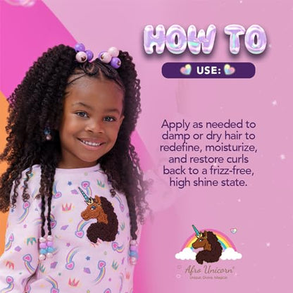 MAGICAL TRESSES by Afro Unicorn - Frizzie Free & Shine Curl Refresher - Redefining, Moisturizing, and Restoring Spray for All Textures, 8 fl oz