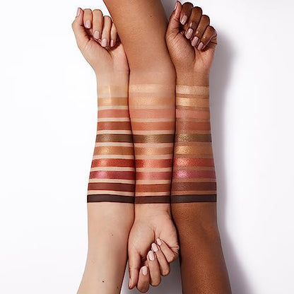 e.l.f. Perfect 10 Eyeshadow Palette, Ten Ultra-pigmented Shimmer & Matte Rose Gold Shades, Blendable Formula, Vegan & Cruelty-free, Rose Gold Sunset
