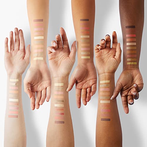 e.l.f. Perfect 10 Eyeshadow Palette, Ten Ultra-pigmented Shimmer & Matte Rose Gold Shades, Blendable Formula, Vegan & Cruelty-free, Rose Gold Sunset