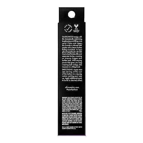 e.l.f. Big Mood Mascara, Instantly Creates Long-Lasting, Bold & Lifted, Voluminous Lashes, Infused with Jojoba Wax, Vegan & Cruelty-free, Bold Blue