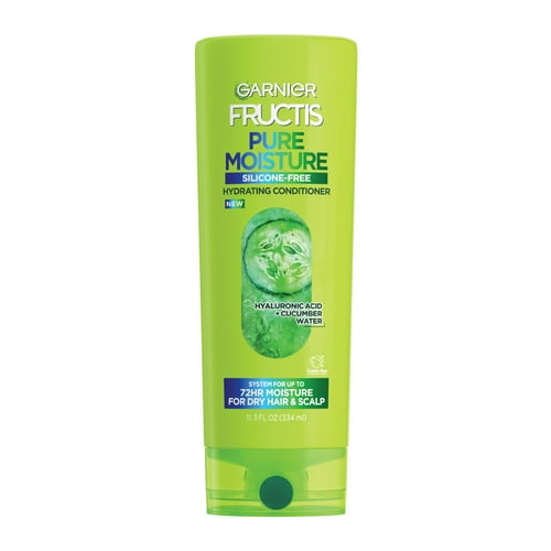 Garnier Fructis Pure Moisture Conditioner for Dry Hair with Hyaluronic Acid, 11.3 fl oz