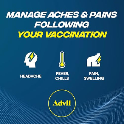 Advil Pain Reliever and Fever Reducer, Ibuprofen 200mg for Pain Relief - 24 Coated Tablets