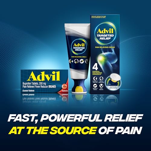 Advil Pain Reliever and Fever Reducer, Ibuprofen 200mg for Pain Relief - 24 Coated Tablets