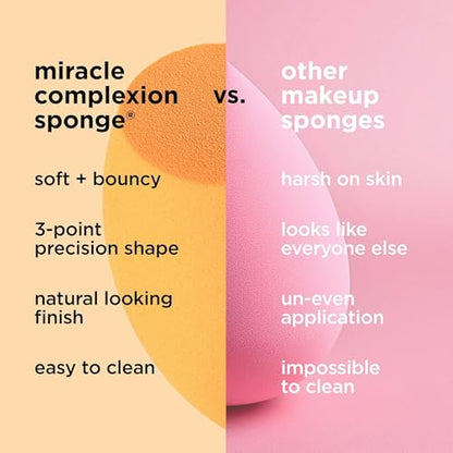 Real Techniques 5 Piece Everyday Essentials Makeup Brush Set, Includes 4 Brushes & Makeup Sponge, For Foundation, Blush, Bronzer, Contour, Eyeshadow, & Powder, Travel Gift Set, Cruelty-Free & Vegan