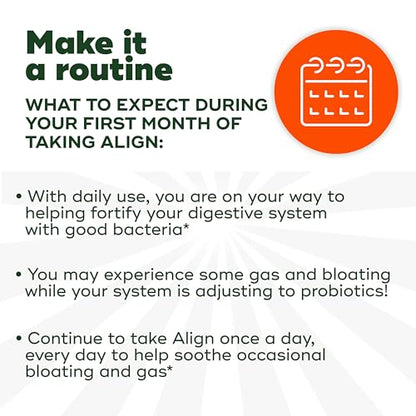 Align Probiotics, Probiotic Supplement for Daily Digestive Health, 28 capsules, #1 Recommended Probiotic by Gastroenterologists (Packaging May Vary)
