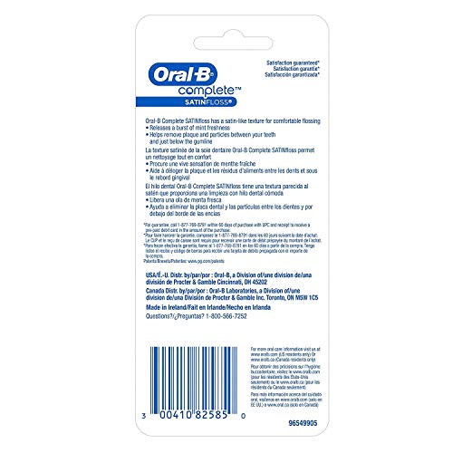 Oral-B Glide Pro-Health Deep Clean Dental Floss, Cool Mint, 40 M, Pack of 2
