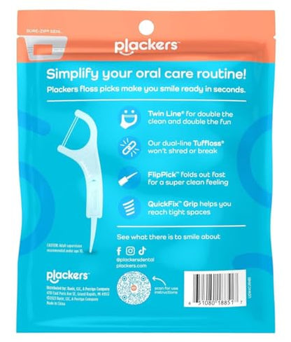 Plackers Twin-Line® Flossers for Dental Professionals