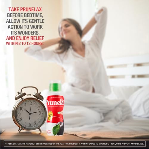 Prunelax Ciruelax Regular Strength Liquid Laxative - Gentle Relief for Occasional Constipation, Made with Natural Senna, Predictable Relief, Gluten-Free, Works in just 8 to 12 Hours - 4.05 fl oz