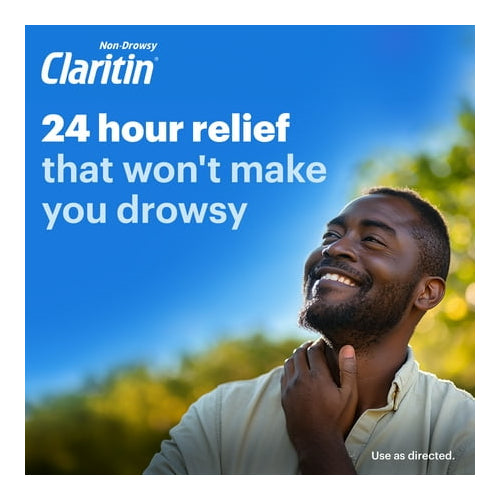 Claritin 24 Hour Non-Drowsy Loratadine Antihistamine Allergy Relief Medicine, Cooling Honey Syrup, 5 mg, 2.7 oz