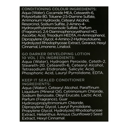 NO BLEACH LONDON, GLOSSY BLACK PERMANENT KIT