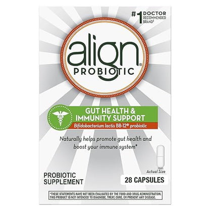 Align Gut Health & Immunity Probiotic, Daily Digestive Support for Women and Men, Helps Support Immune and Digestive Health, 28 Capsules