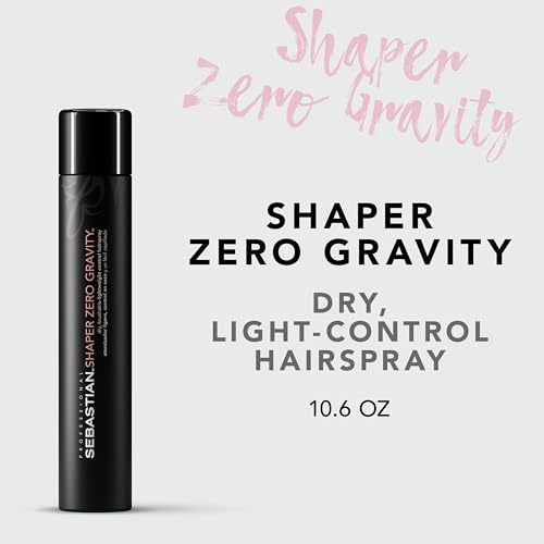Sebastian Professional Shaper Zero Gravity Hairspray | Brushable-Lightweight, Flexible Hold | 10.6 oz