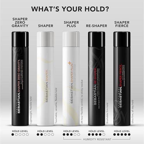 Sebastian Professional Shaper Zero Gravity Hairspray | Brushable-Lightweight, Flexible Hold | 10.6 oz
