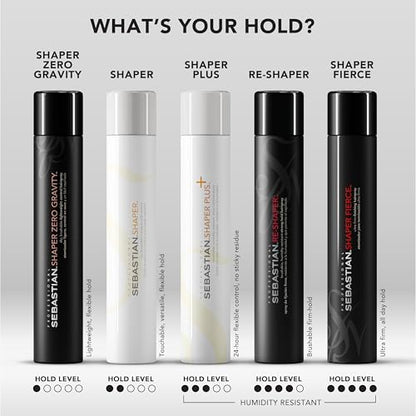 Sebastian Professional Shaper Zero Gravity Hairspray | Brushable-Lightweight, Flexible Hold | 10.6 oz