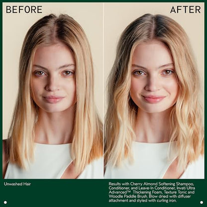 Aveda Cherry Almond Softening Shampoo | Gentle Daily Shampoo | for Normal to Dry Hair | 97% Naturally Derived* | Silicone Free | Iconic Cherry Almond Aroma of Tonka, Orange, Ylang Ylang, 8.5 Fl Oz