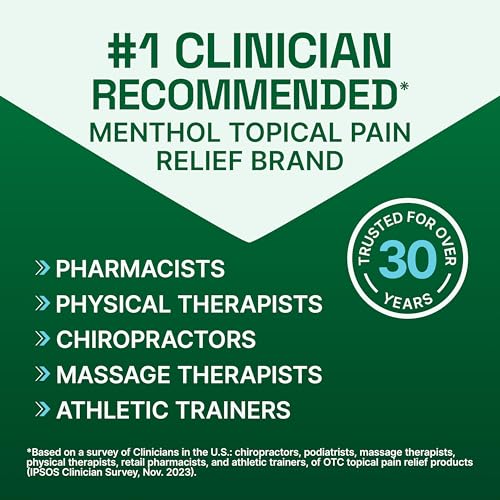 Biofreeze Menthol Pain Relieving Foam 3 FL OZ For Pain Relief Of Sore Muscles, Arthritis, Simple Backaches, And Joint Pain. Fast Drying, Lightweight, Powerful Topical Pain Reliever (Package May Vary)
