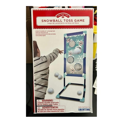 Holiday Time Men's Snowball Toss Game