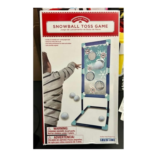Holiday Time Men's Snowball Toss Game