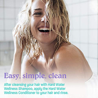 Malibu C Hard Water Wellness Hair Conditioner - Sulfate Free Conditioner that Increases Moisture & Shine - Protects Hair from Waterborne Elements (9 oz)