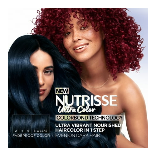 Garnier Nutrisse Ultra Color Hair Color Tool Kit, Permenant Hair Dye, RP1 Cherry Flamingo