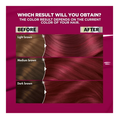 Garnier Nutrisse Ultra Color Hair Color Tool Kit, Permenant Hair Dye, RP1 Cherry Flamingo