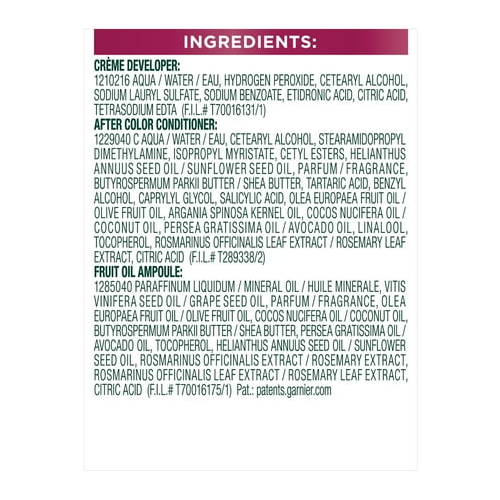 Garnier Nutrisse Ultra Color Hair Color Tool Kit, Permenant Hair Dye, RP1 Cherry Flamingo