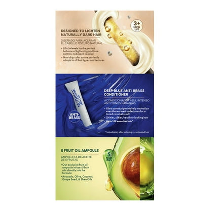 Garnier Nutrisse Ultra Color Nourishing Bold Permanent Hair Color Creme, LC3 Blonde, 1 Kit