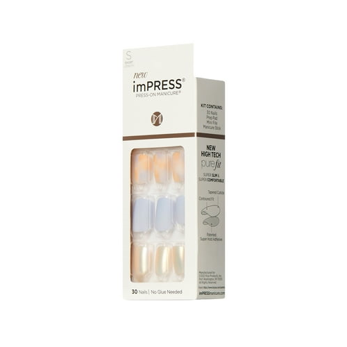 KISS imPRESS Press-On Nails, ‘Giggle Giggle’, 30 Count