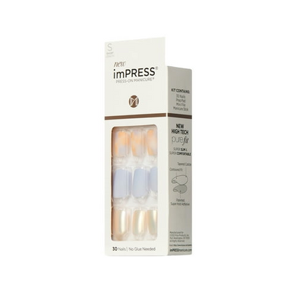 KISS imPRESS Press-On Nails, ‘Giggle Giggle’, 30 Count