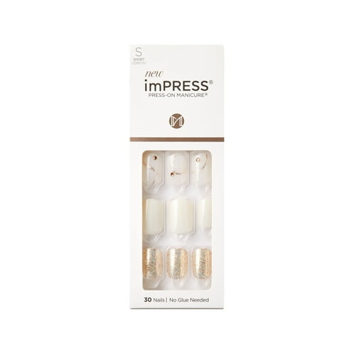 KISS imPRESS Press-On Nails, 'Shine On You', 30 Count