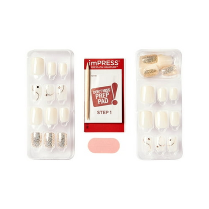 KISS imPRESS Press-On Nails, 'Shine On You', 30 Count