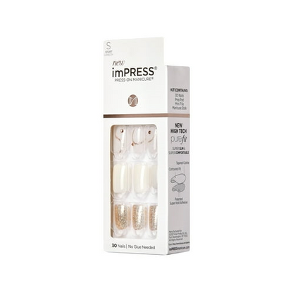 KISS imPRESS Press-On Nails, 'Shine On You', 30 Count