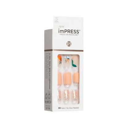 KISS imPRESS Press-On Nails, 'Tropical Vibes', 30 Count