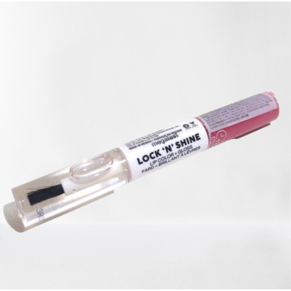 wet n wild Megalast Lock 'N' Shine Lip Gloss Color + Gloss Lipstick La Pink