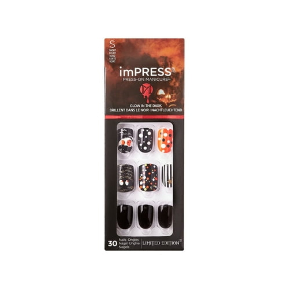imPRESS Halloween Press-on Manicure, ‘Bone appetit’, 30 Count