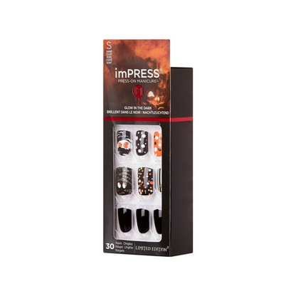 imPRESS Halloween Press-on Manicure, ‘Bone appetit’, 30 Count