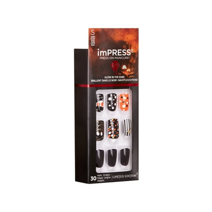 imPRESS Halloween Press-on Manicure, ‘Bone appetit’, 30 Count