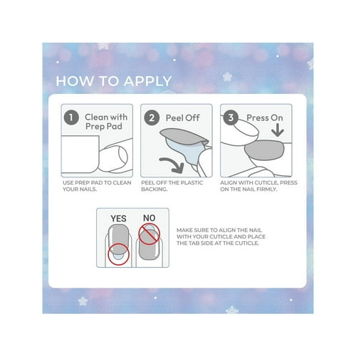 KISS imPRESS Holiday Press on Nails, Design, Winter Warmth, Red, Short Squoval, 30 Count