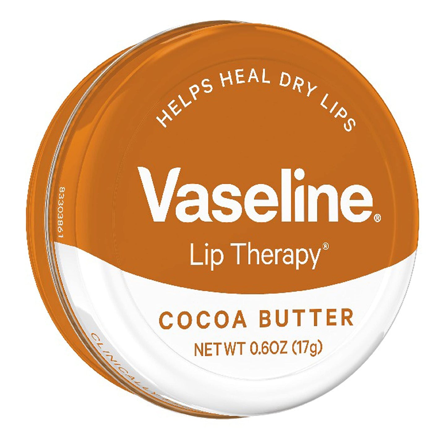 Vaseline Lip Therapy Lip Balm Tin, Cocoa Butter, 0.6 oz