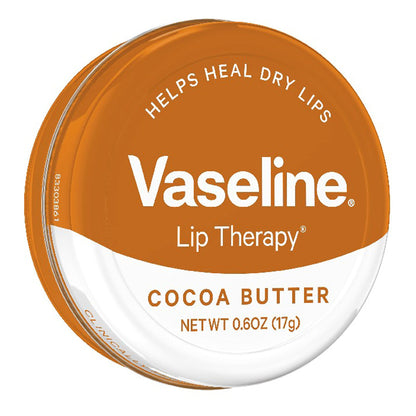 Vaseline Lip Therapy Lip Balm Tin, Cocoa Butter, 0.6 oz