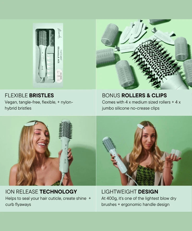 Mermade Hair That's Mint Three Piece Blowout Kit
