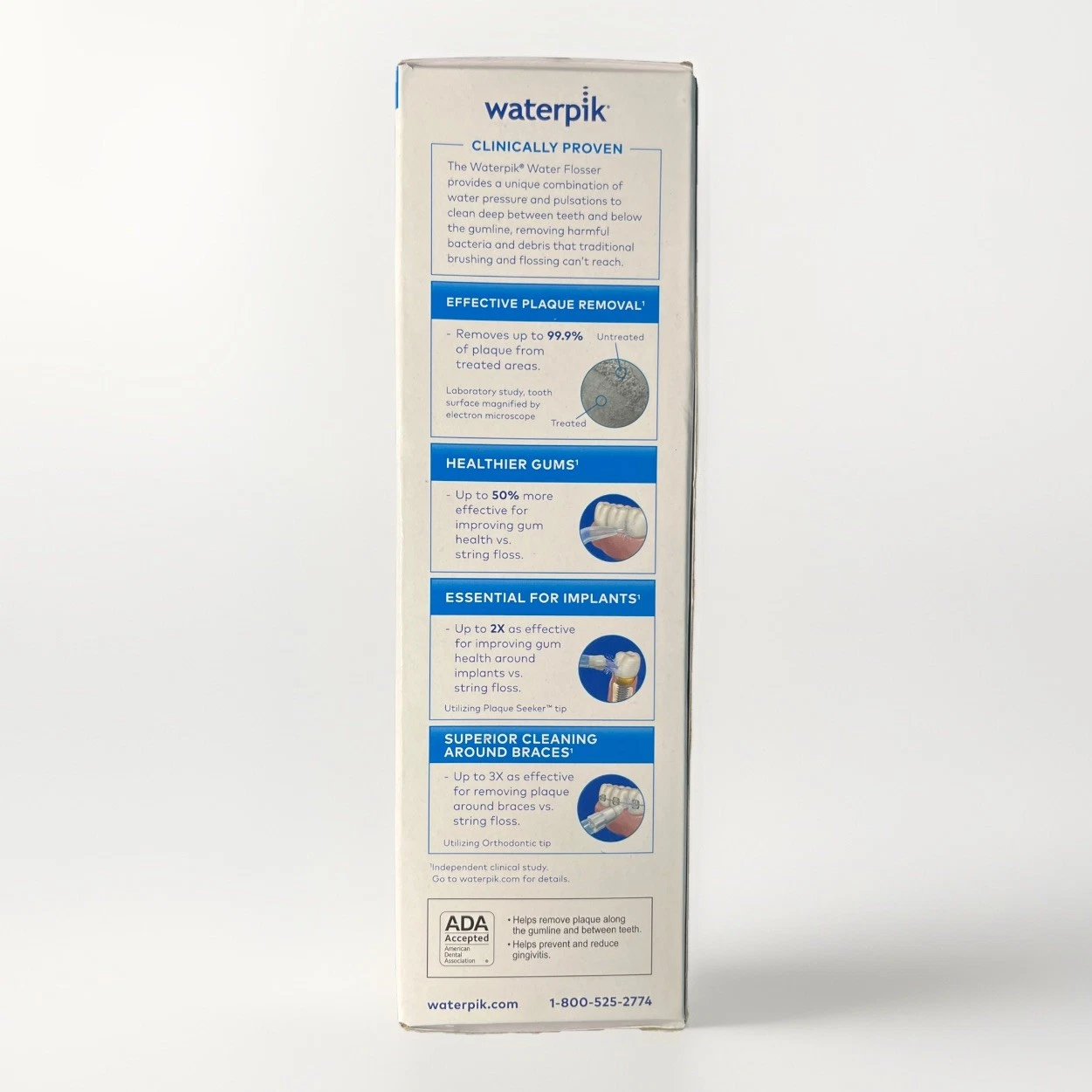 Waterpik Modern White Cordless Slide Water Flosser 1 ea