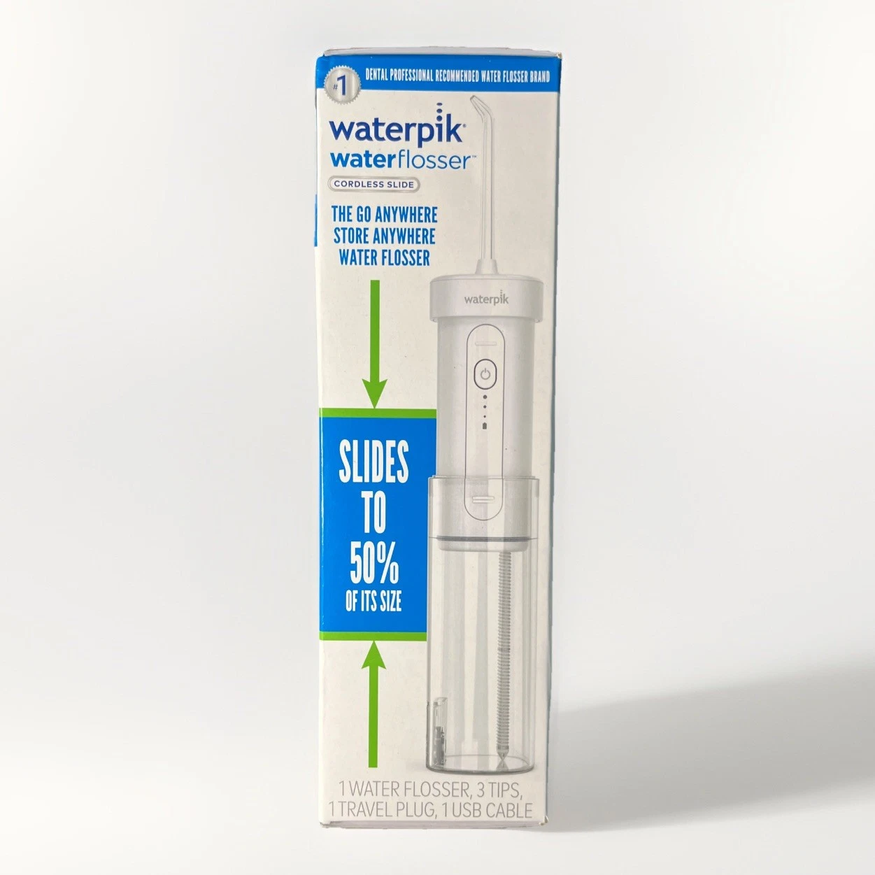Waterpik Modern White Cordless Slide Water Flosser 1 ea