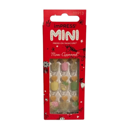 ImPRESS Mini Press-On Manicure False Nails -Flower Petals