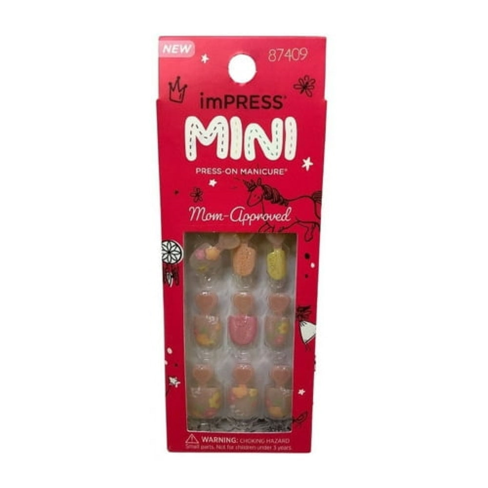 Kiss imPRESS Press On Nails Manicure Pedicure One Step Charms Kids Adult Holiday